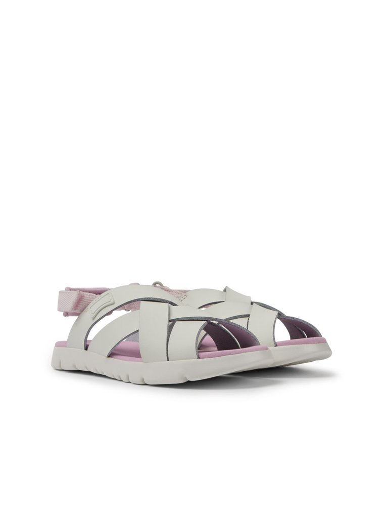 Kids Unisex Oruga Sandals - White