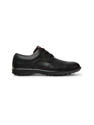 Lace-Up Atom Work Shoes - Black