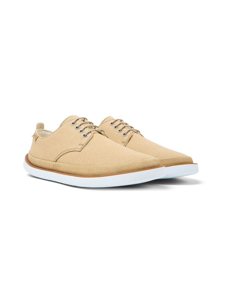 Lace-Up Shoes Wagon - Medium Beige