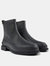 Leather Women's Ankle Boots Pix - Black