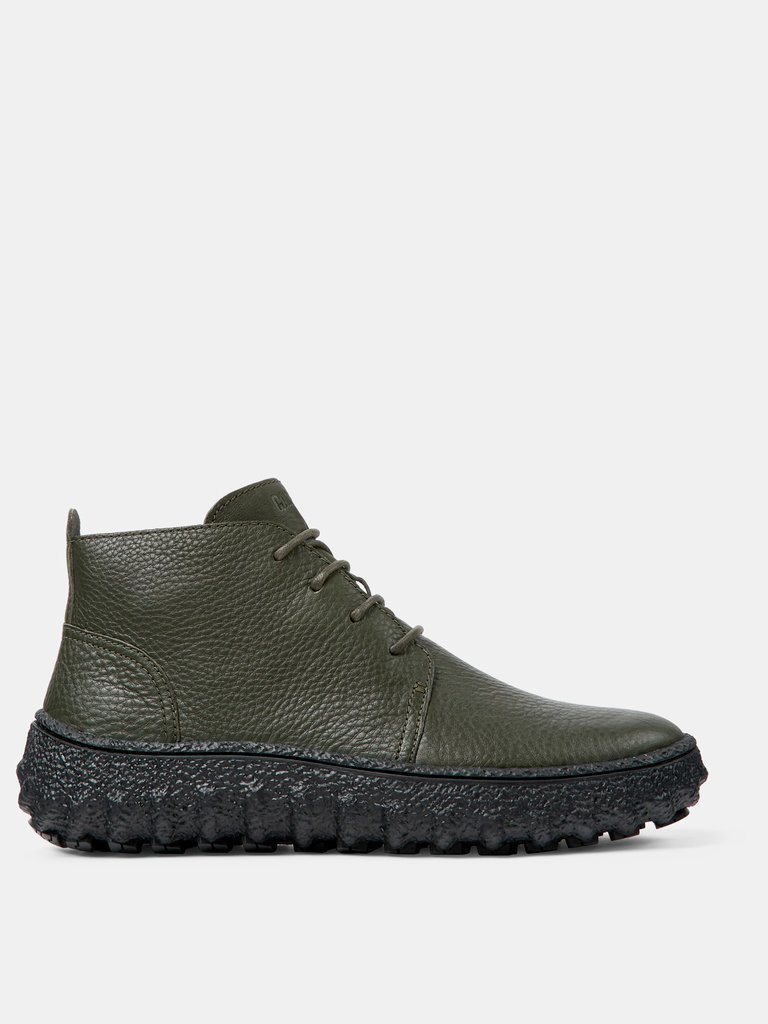 Men Ankle Boots Ground - Dark Green - Dark Green