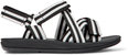 Men Match Sandals - Black/White