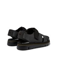 Men's Leather Sandals Oruga - Black