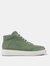 Mens Runner K21 Leather Sneaker - Medium Green
