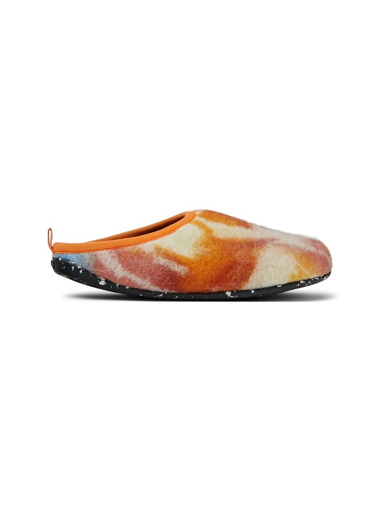 Men's Wabi Slippers - Orange, Blue And White - Multicolor