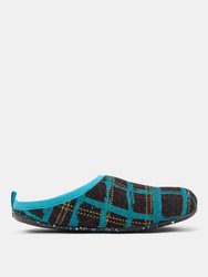 Men's Wool Slippers Wabi - Grey/Blue