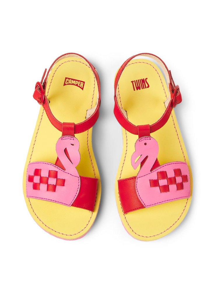 Miko Twins Sandals - Red Multicolored