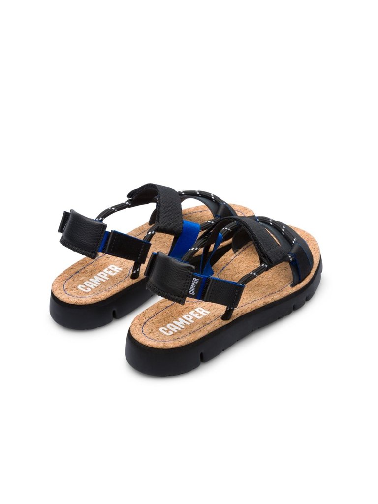 Sandals Women Oruga - Black And Blue