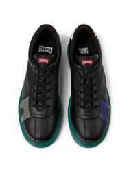 Sneakers Men Camper Twins- Black Leather