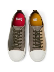 Sneakers Men Camper Twins - Brown/Gray/Green