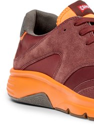 Sneakers Men Drift - Burgundy/Orange