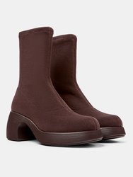 Thelma Ankle Boots - Burgundy