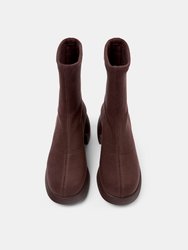 Thelma Ankle Boots - Burgundy