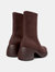 Thelma Ankle Boots - Burgundy