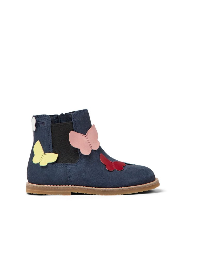 Twins Multi-Colored Nubuck And Leather Boots - Multi Color