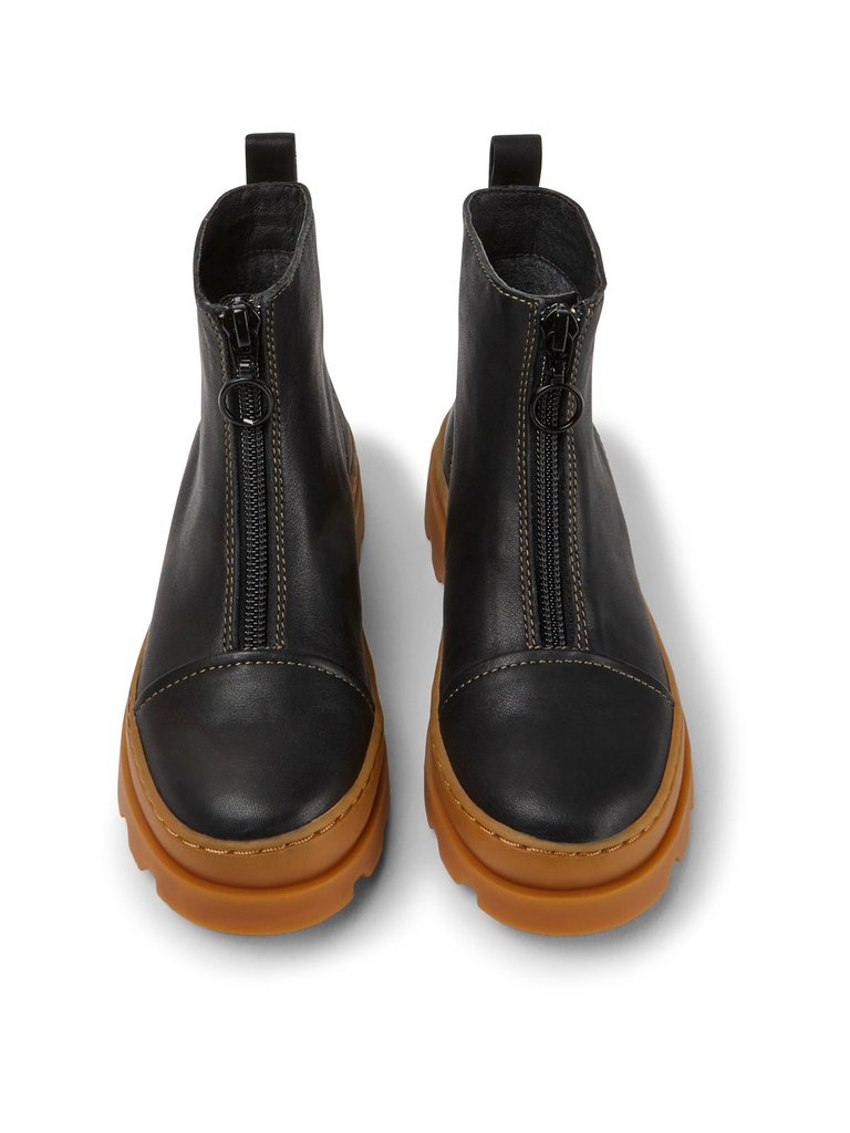Unisex Brutus Ankle Boots - Black