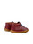 Unisex Burgundy Leather Peu Boots