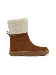  Unisex Kido Ankle Boots - Brown - Brown