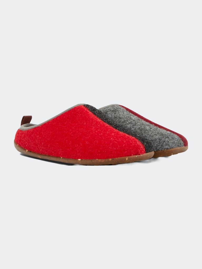 Unisex Multicolored Wool Twins Slippers