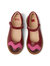 Unisex Twins Ballerinas - Burgundy/Pink