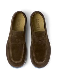 Wagon Loafers For Men - Medium Brown