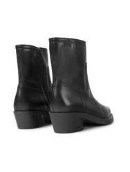 Women Black Leather Bonnie Boots 