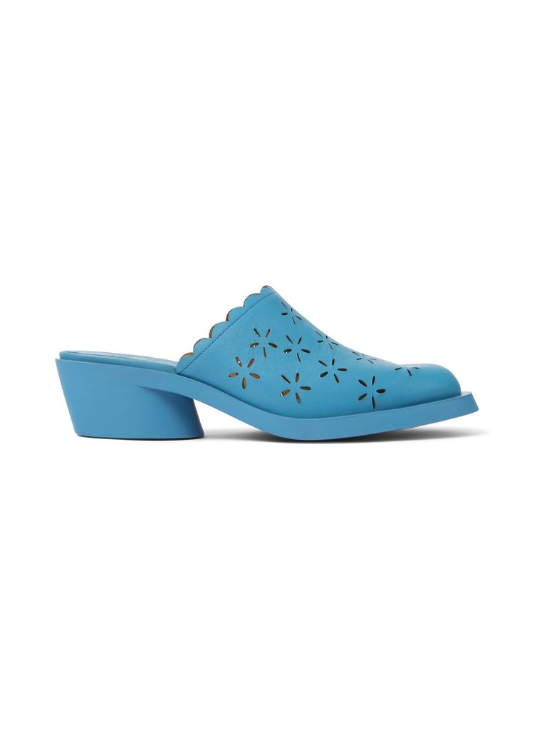 Women Bonnie Mules Sandals - Medium Blue