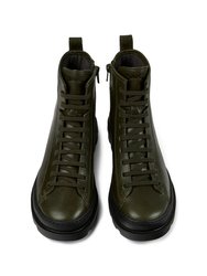 Women Brutus Ankle Boots - Green