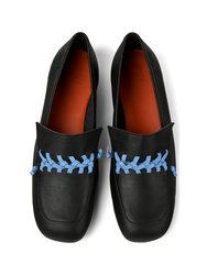 Women Casi Myra Ballerinas - Black/Blue