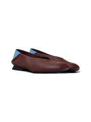 Women Casi Myra Ballerinas - Burgundy/Blue