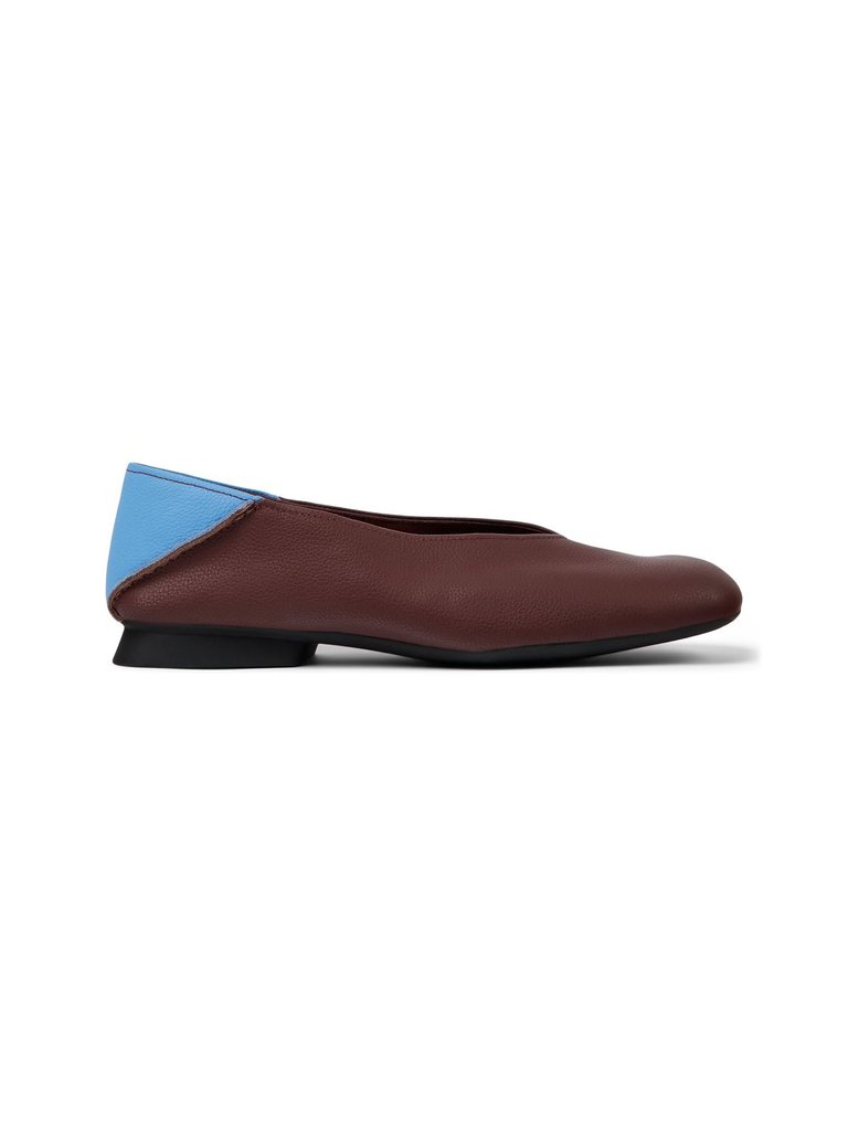 Women Casi Myra Ballerinas - Burgundy/Blue - Burgundy/Blue