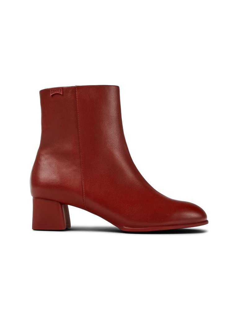 Women Katie Ankle Boots - Burgundy - Burgundy