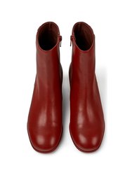 Women Katie Ankle Boots - Burgundy