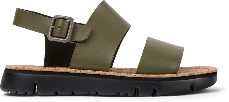 Women Oruga Sandals - Medium Green