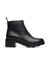 Women Wanda Leather Boot - Black - Black