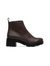 Women Wanda Leather Boot - Dark Brown - Dark Brown