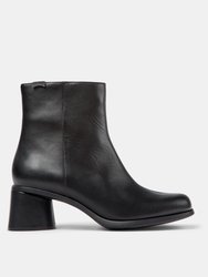 Womens Ankle Boots Kiara With Side Zip - Black