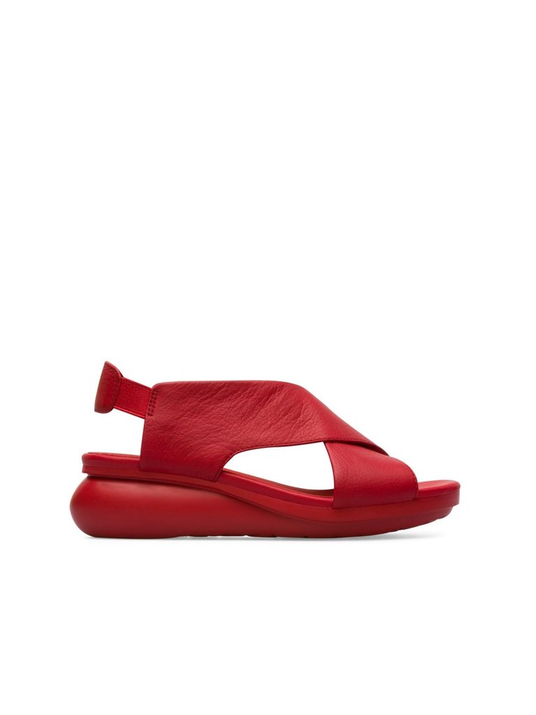 Women's Balloon Sandal - Medium Red