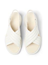 Womens Spiro Sandals - White Natural