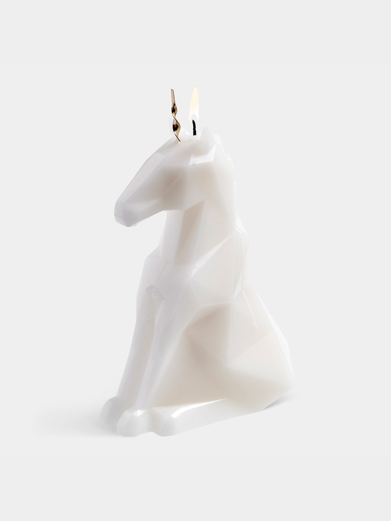 Einar Unicorn Candle White (Scented)