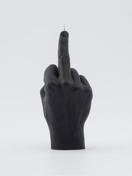 Hand Gesture Candles - F*ck You, Black - Black