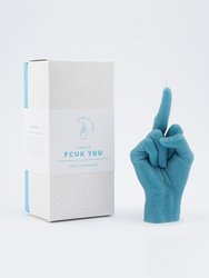 Hand Gesture Candles - F*ck You, Blue