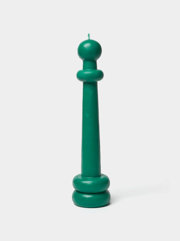 Spindle Candle Elle - Green - Green