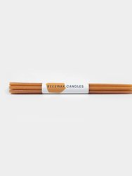 Thin Beeswax Candles - Brown