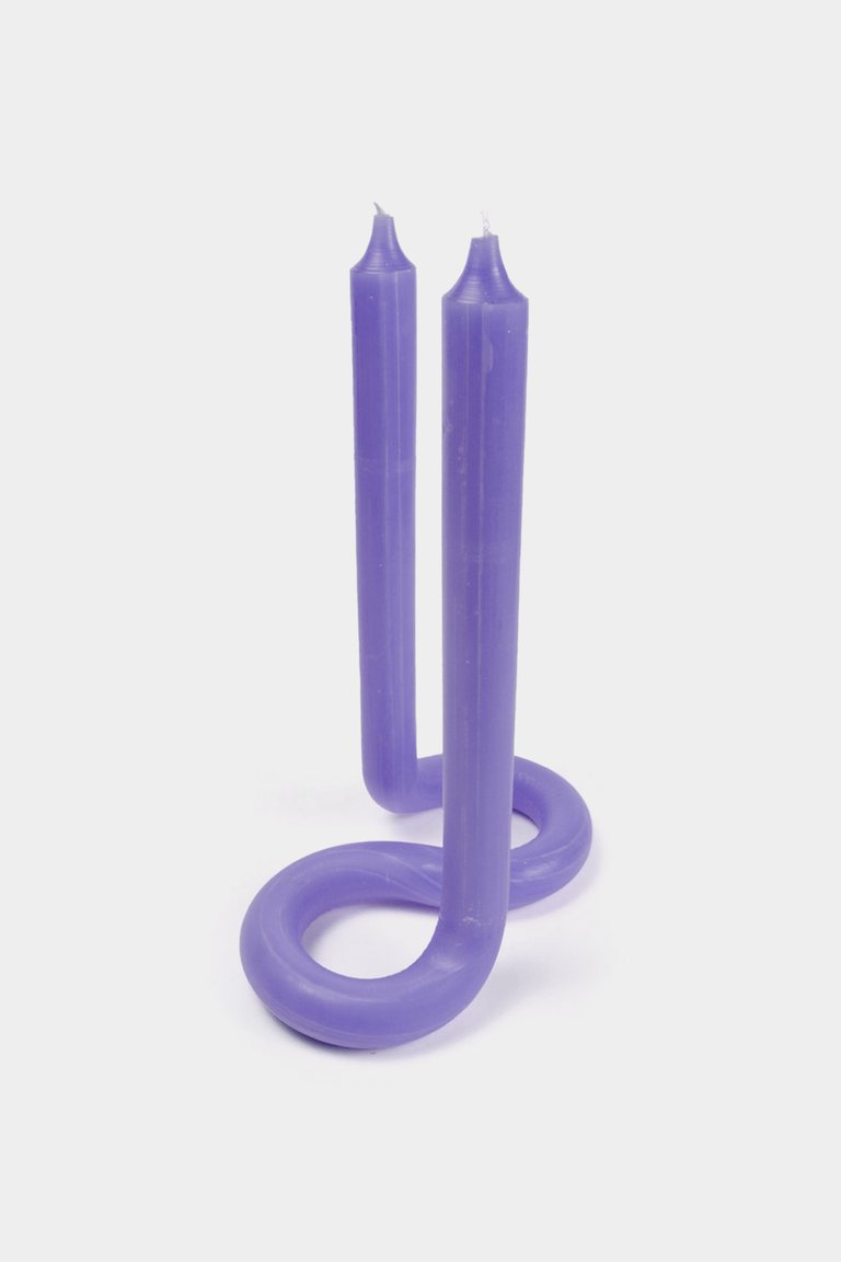 Twist Candle - Lavender - Lavender