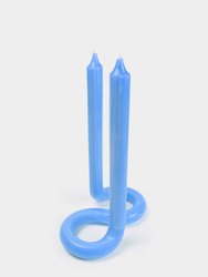Twist Candle - Light Blue - Light Blue