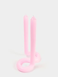 Twist Candle - Light Pink - Light Pink