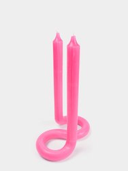 Twist Candle - Pink - Pink