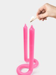 Twist Candle - Pink