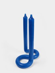 Twist Candle - Royal Blue - Royal Blue